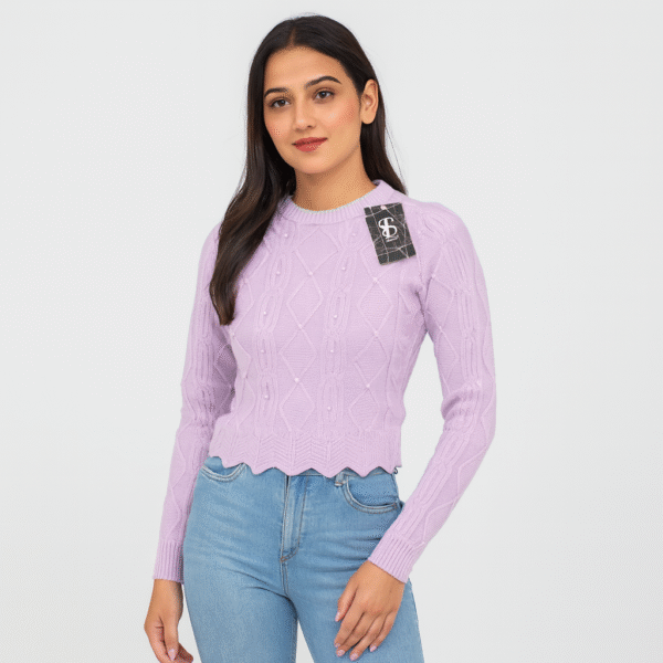 Winter wear crop top for women
